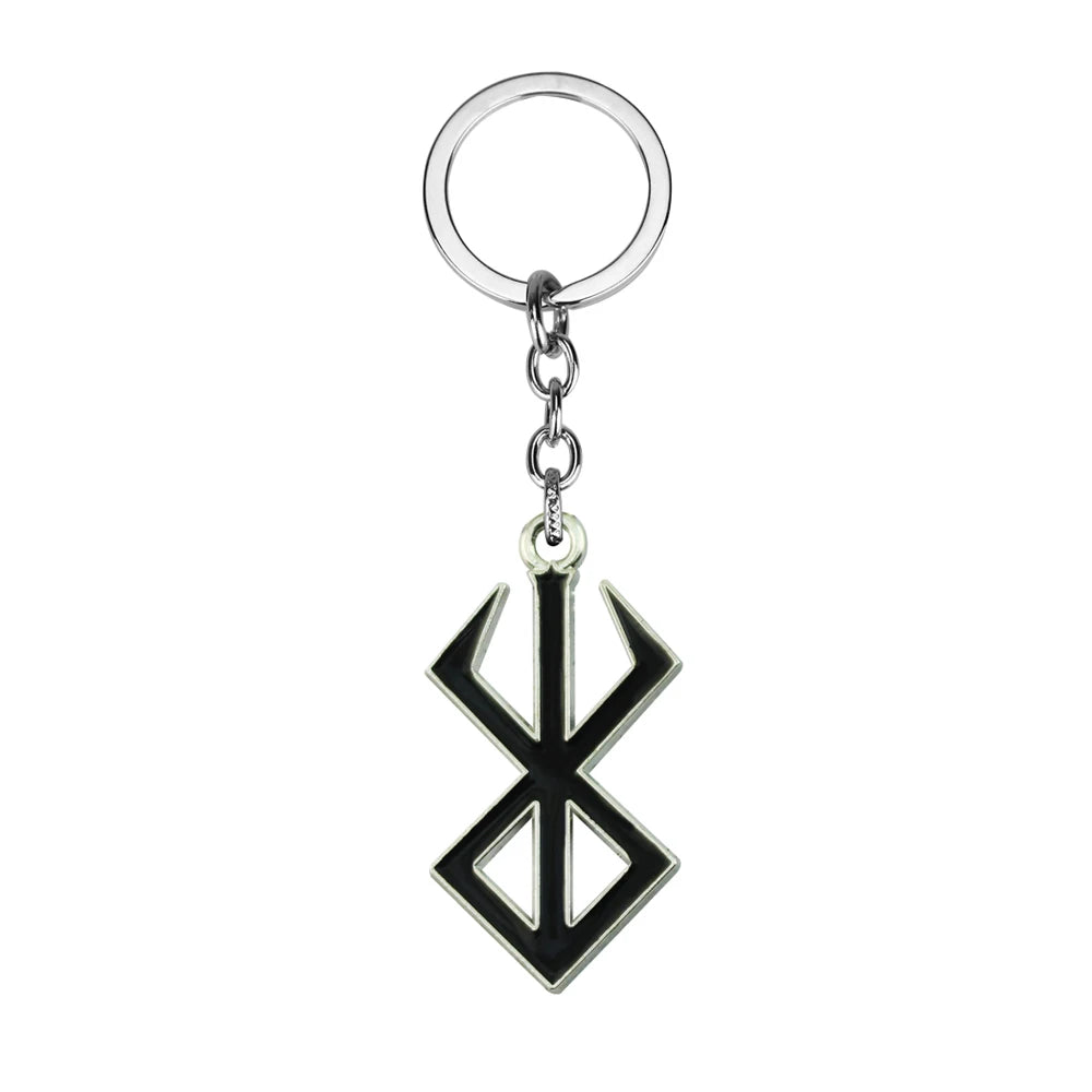 Berserker Rune Symbol Necklace Nordic Logo Steel Emblem Norse Amulet Talisman Sign Necklace Jewelry