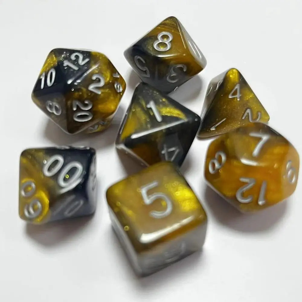 Multi-Sided 7-Die Dice Set Game Dice For TRPG DND Accessories Polyhedral Dice For Board Card Game Math Games