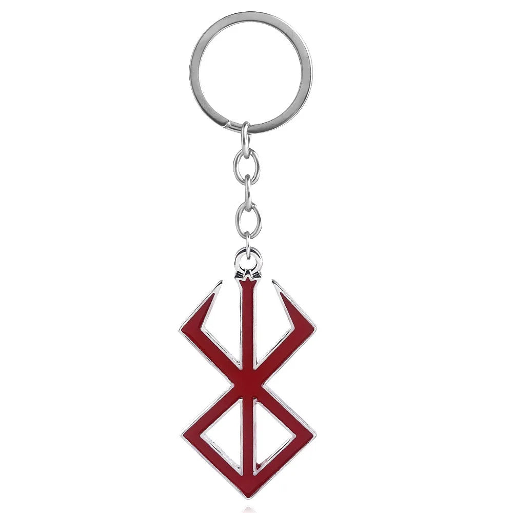 Anime Berserk Symbol Logo Necklace Trendy Fashion Guts Sword Logo Pendants Cosplay Jewelry Decoration Necklace Props Gifts 2024