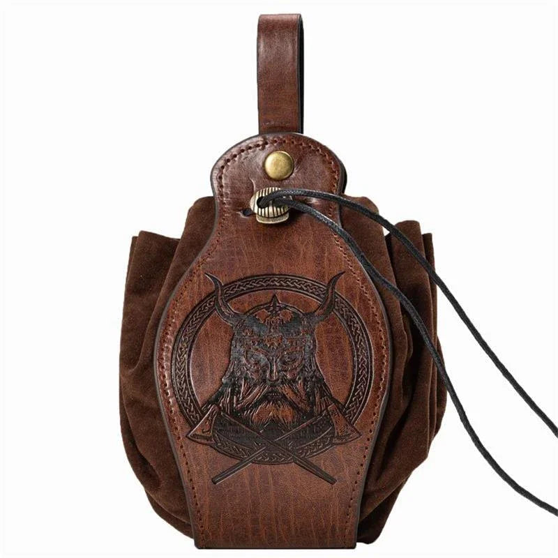 PU Leather For DND Dice Bag Tray 5 Celtic Designs Cute Drawstring Pouch For D&D Roleplaying RPG Gift Ideas Coin Purse