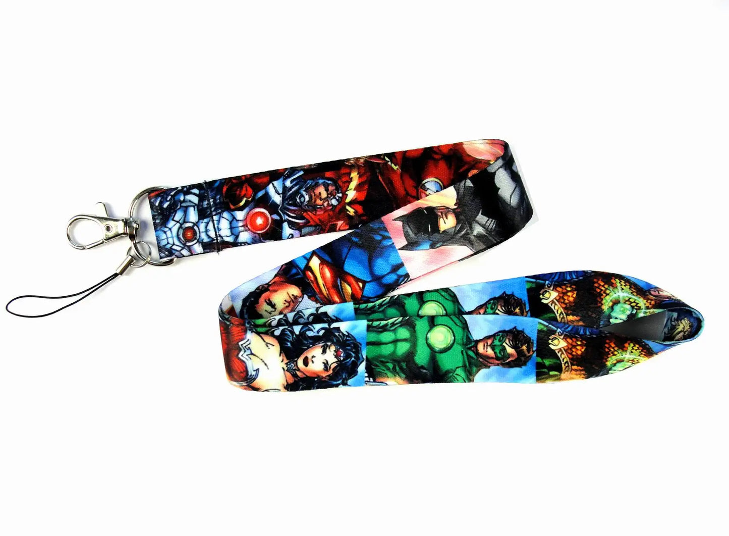 POP MARTDC DC Batman Superman Key Lanyard