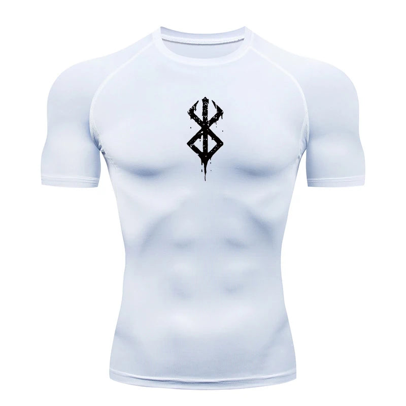 Men's Berserk Mark Of Sacrifice Compression Shirt Short Sleeve