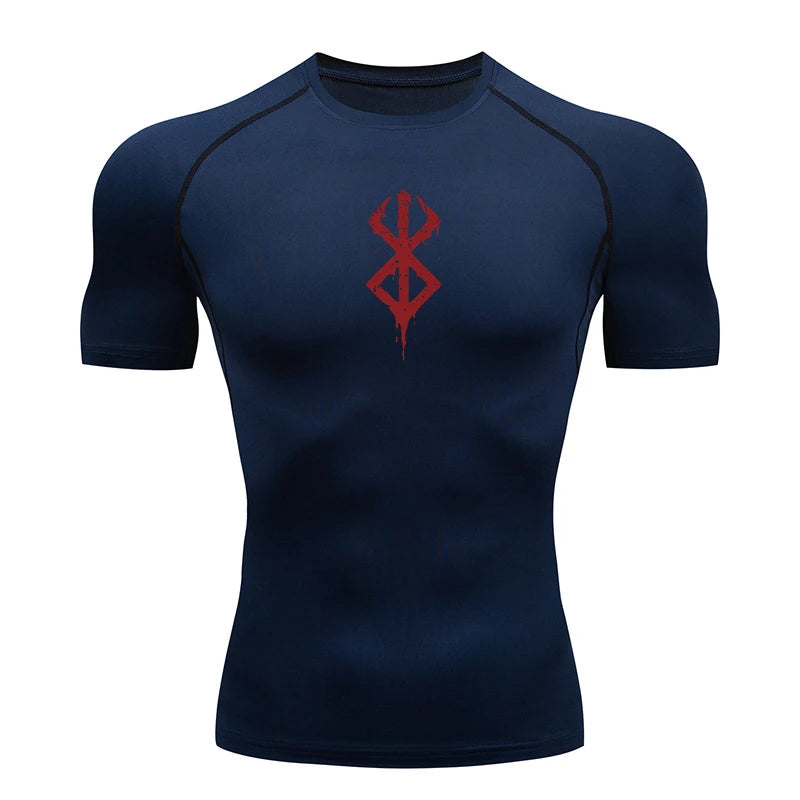 Men's Berserk Mark Of Sacrifice Compression Shirt Short Sleeve