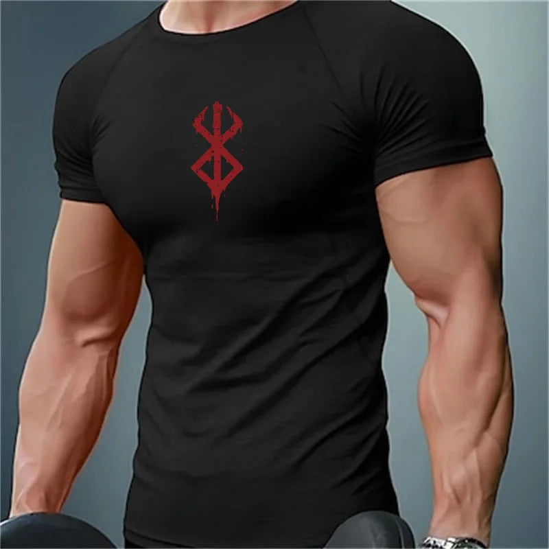 Men's Berserk Mark Of Sacrifice Compression Shirt Short Sleeve