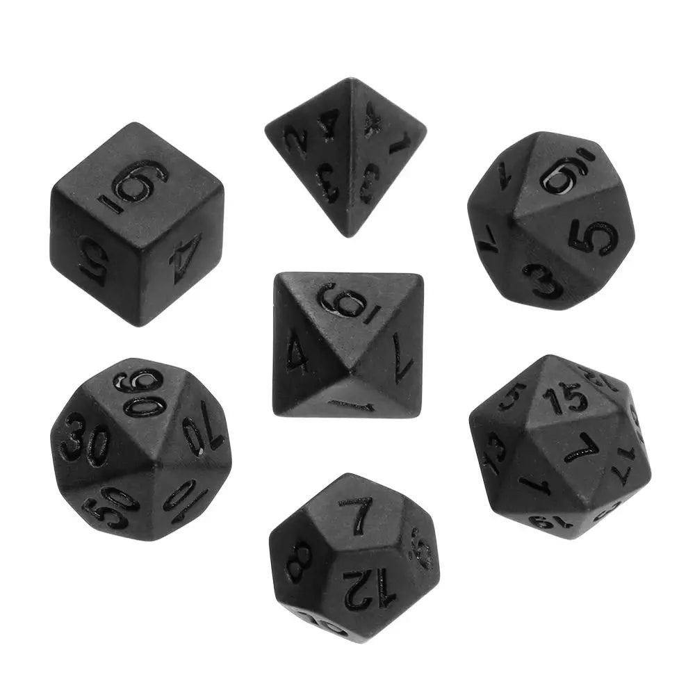 7Pcs Polyhedral Dice Double-Colors Polyhedral Game Dice for RPG Dungeons and Dragons DND RPG D20 D12 D10 D8 D6 D4 Table Game