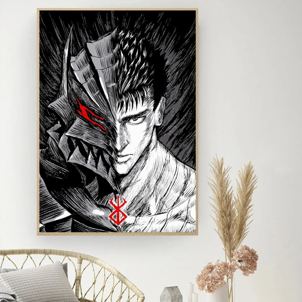 Berserk Japanese Anime Poster