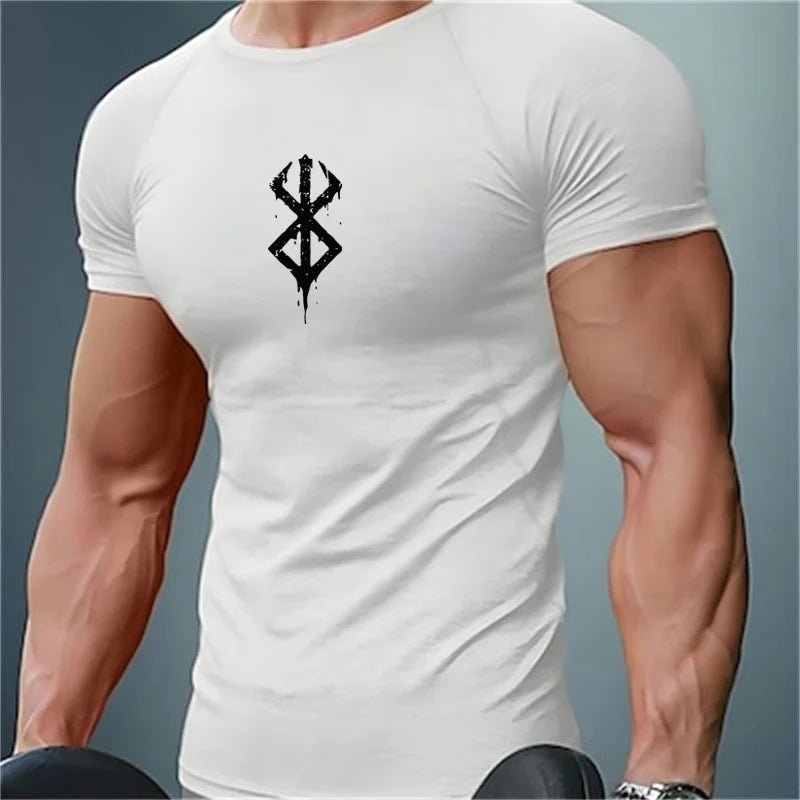 Men's Berserk Mark Of Sacrifice Compression Shirt Short Sleeve