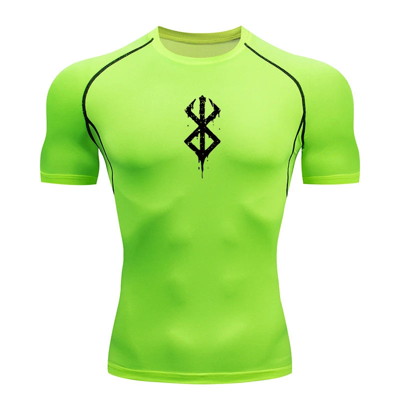 Men's Berserk Mark Of Sacrifice Compression Shirt Short Sleeve