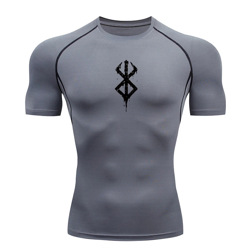 Men's Berserk Mark Of Sacrifice Compression Shirt Short Sleeve