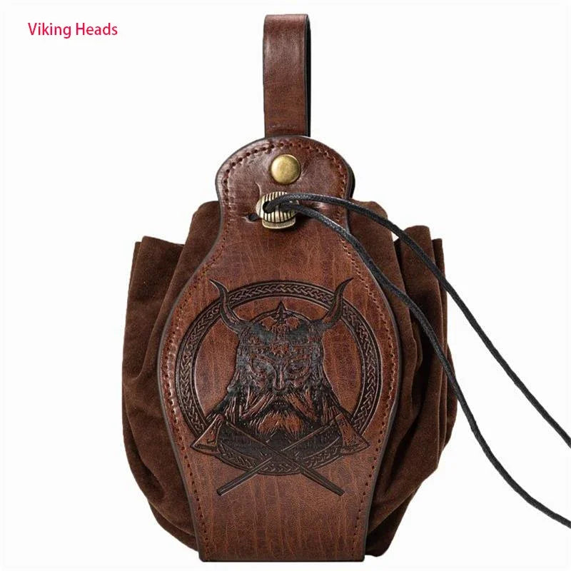 PU Leather For DND Dice Bag Tray 5 Celtic Designs Cute Drawstring Pouch For D&D Roleplaying RPG Gift Ideas Coin Purse