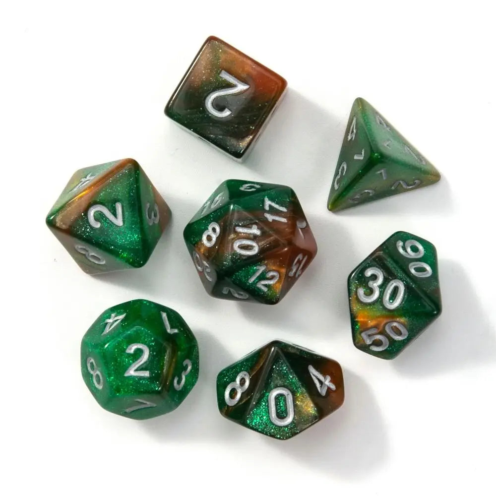 Multi-Sided 7-Die Dice Set Game Dice For TRPG DND Accessories Polyhedral Dice For Board Card Game Math Games