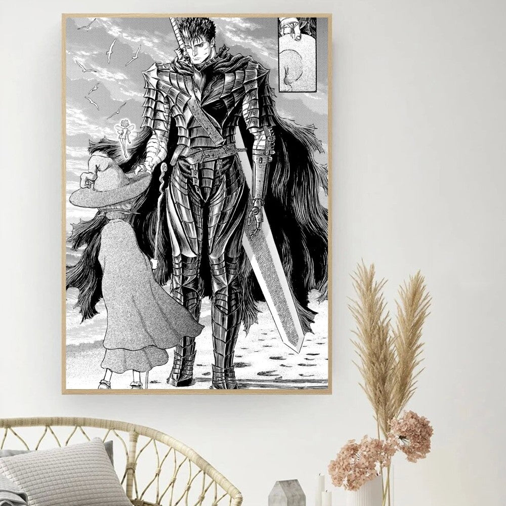 Berserk Japanese Anime Poster