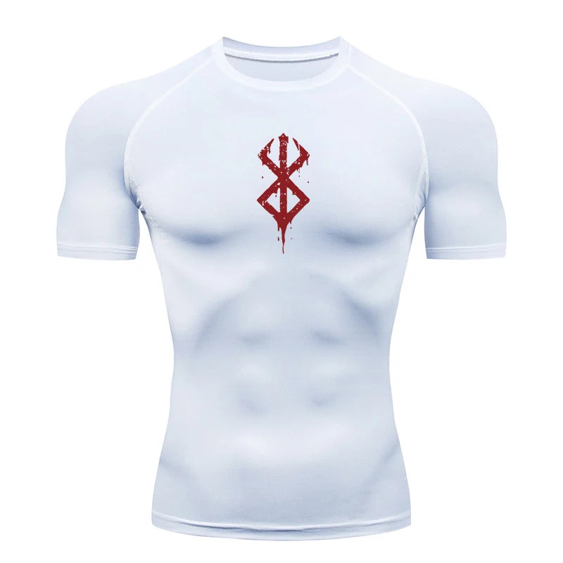 Men's Berserk Mark Of Sacrifice Compression Shirt Short Sleeve