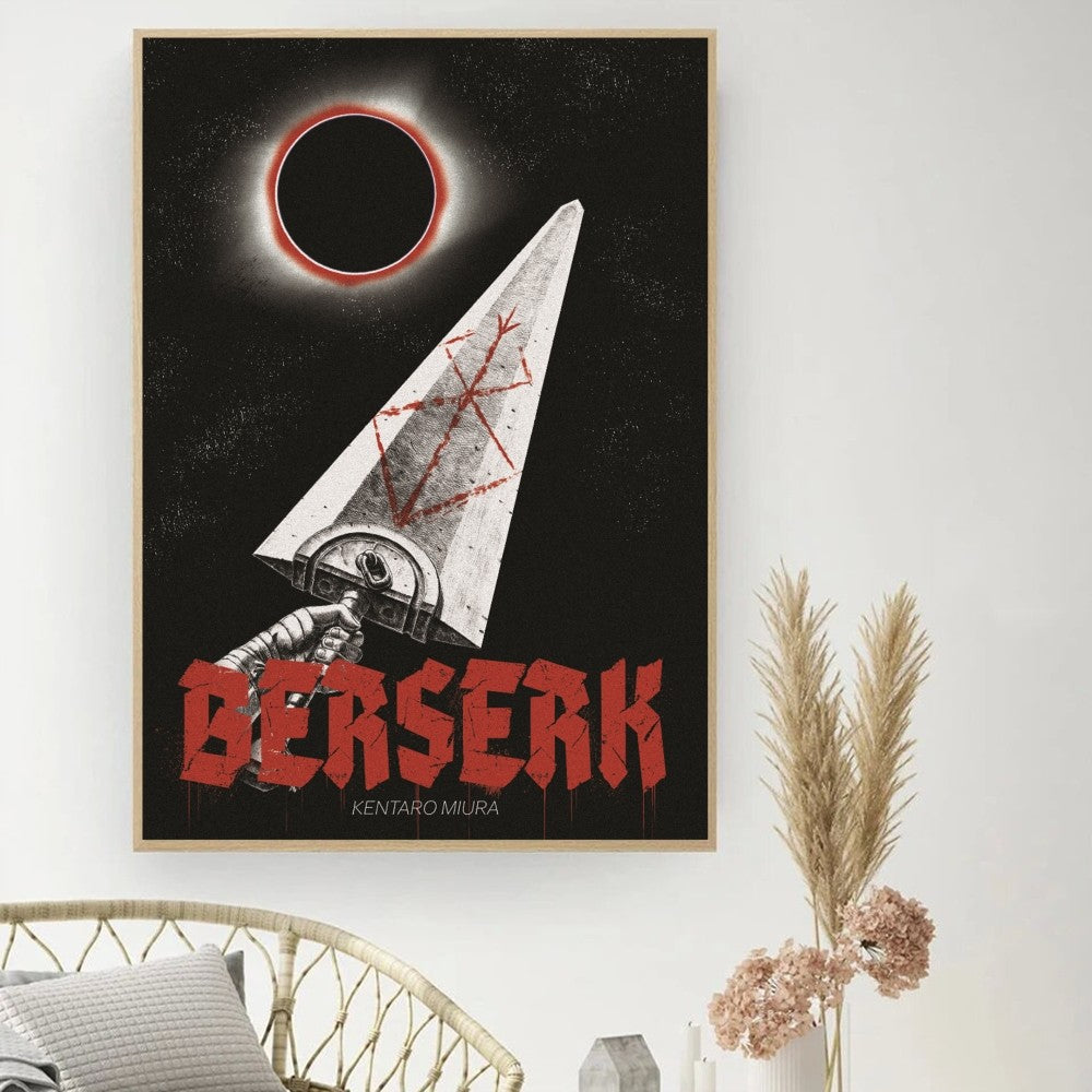 Berserk Japanese Anime Poster