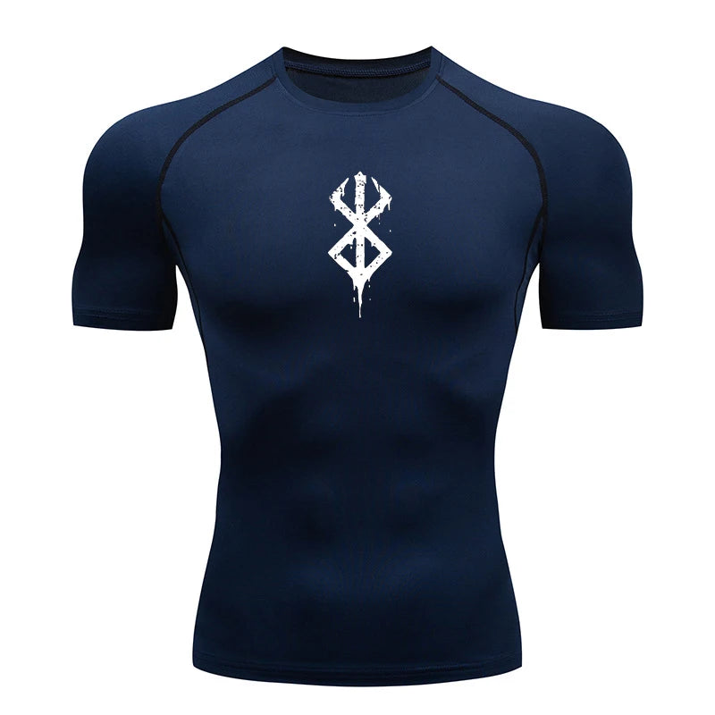 Men's Berserk Mark Of Sacrifice Compression Shirt Short Sleeve