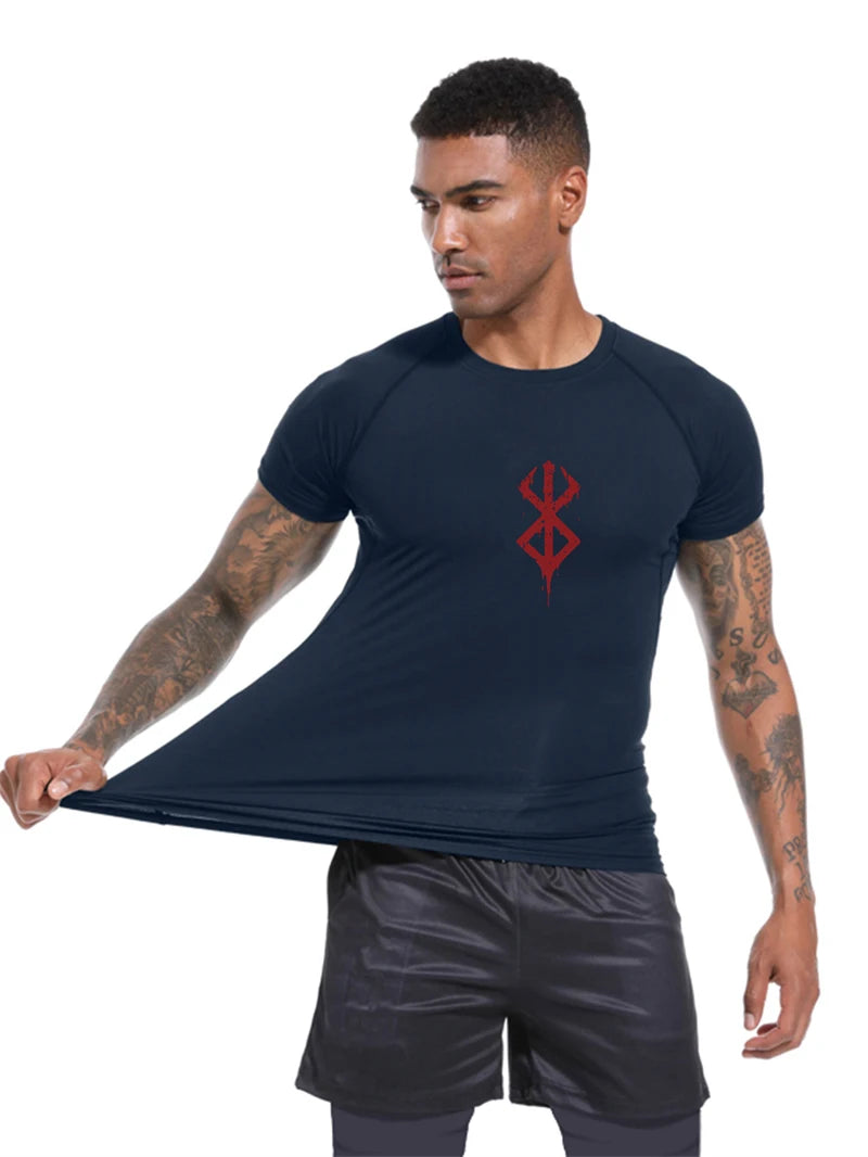 Men's Berserk Mark Of Sacrifice Compression Shirt Short Sleeve